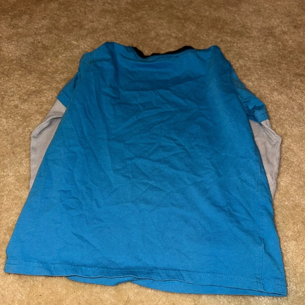Puma Boys' Shirt in Blue and Black - Picture 4 of 4